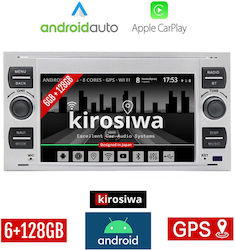 Kirosiwa Car-Audiosystem für Ford Kuga 2008-2012 (Bluetooth/USB/WiFi/GPS/Apple-Carplay/Android-Auto) mit Touchscreen 7"