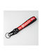 Brembo Black-Red Fabric Keychain