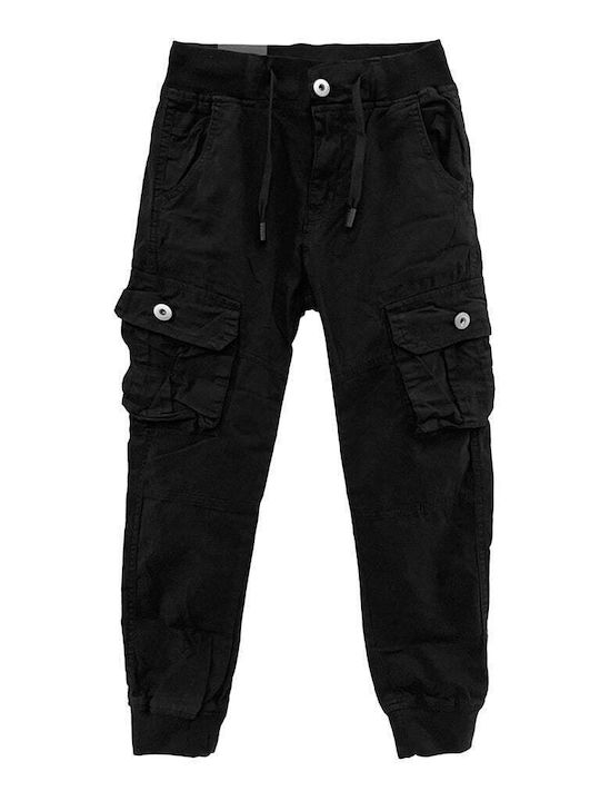 Ustyle Pantaloni cargo copii Negru