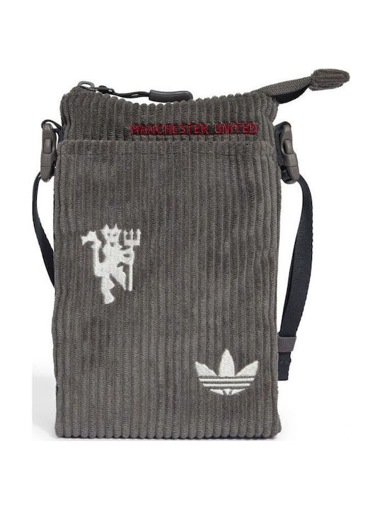 adidas Manchester United Παιδική Τσάντα Ώμου Γκρι