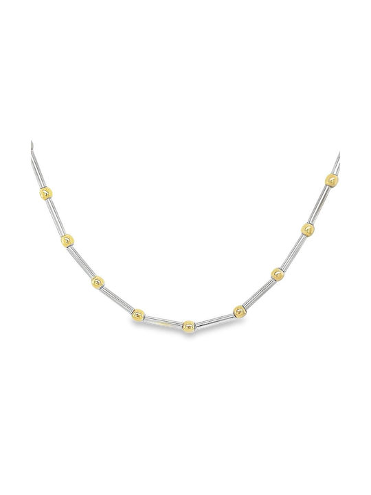 Xryseio Necklace from White Gold 14K