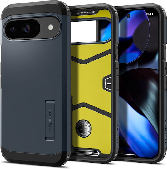 Spigen Tough Задна корица Силикон / Пластмаса / Метал 1.2мм Син (Google Pixel 9 / 9 Pro)