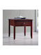 Bedside Table Juliene Wooden Brown 50x44x46cm