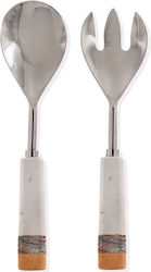 Hermia Serving Utensil Set White 2pcs