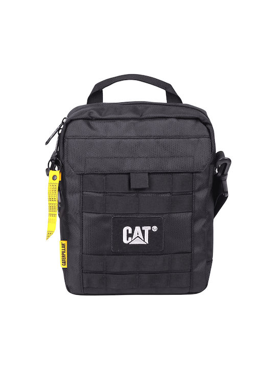 CAT Herrentasche Schulter / Crossbody Schwarz