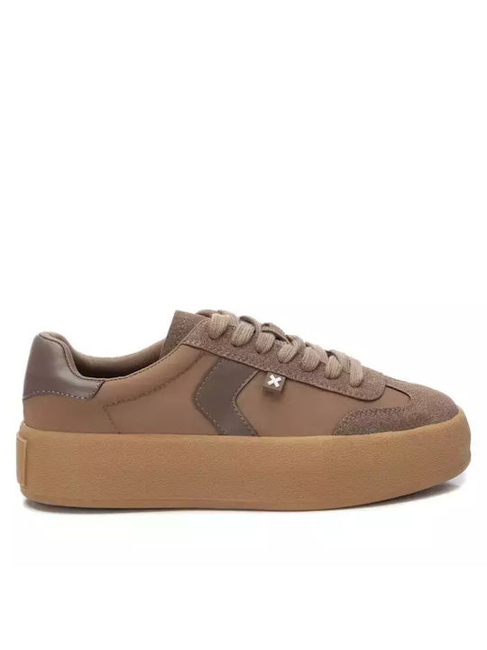 Xti Vegan Γυναικεία Sneakers Taupe