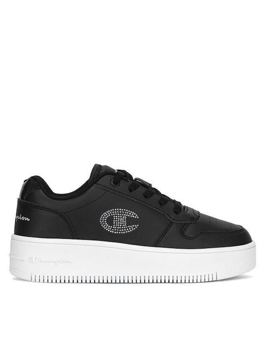 Champion Plat Γυναικεία Sneakers Μαύρα