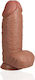 Shots Ρεαλιστικό Dildo με Όρχεις και Βεντούζα Καφέ 23cm