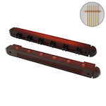 Wall-mounted Billiard Cue Rack ee8660