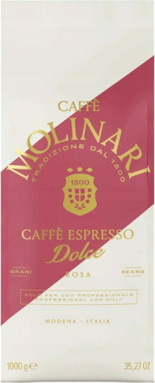 Cafea Boabe Espresso Molinari Dolce Rosa 1000g