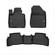 Frogum Set of Front and Rear Mats 2pcs for Mercedes-Benz Actros 2007-2011 Black