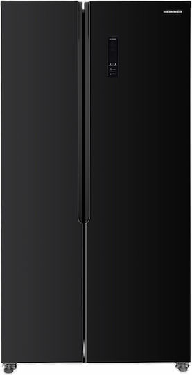 Heinner 442lt NoFrost Î177xL90xA59cm. Negru HSBS-HM442NFGBKE++