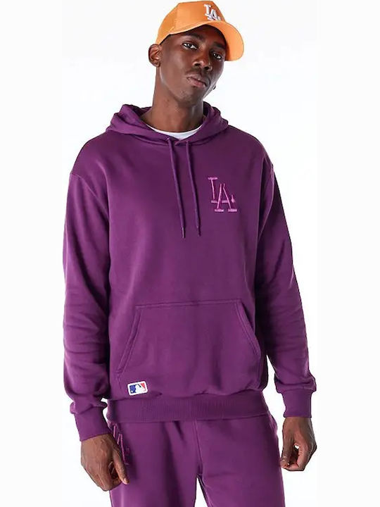 La Dodgers Sweatshirt mit Kapuze Purple