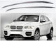 Carner Μπάρες Οροφής Αλουμινίου για BMW X6 2008-2015 για Αυτοκίνητα με Εργοστασιακές Μπάρες (Σετ χωρίς πόδια) Ασημί