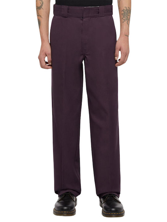 Dickies 874 Work Men's Trousers Plum Perfect