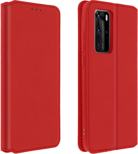 Classic Edition Stand Case Card Slot Huawei P40 Pro – Red