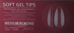 Soft Gel Tips Νυχιών Διάφανα 240τμχ 10421