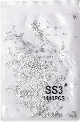 Strass for Nails in Silver Color 1440pcs