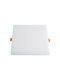 Elmark Ellis Square Recessed LED Panel 9W with Natural White Light 4000K 101x101cm