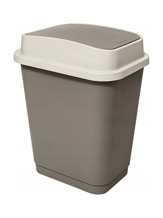 5Five Κάδος Απορριμμάτων Πλαστικός Μπεζ 25lt