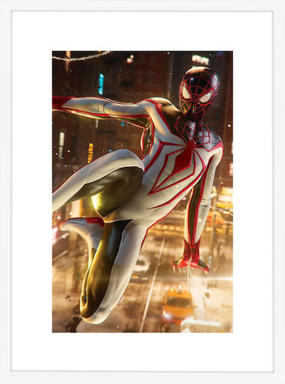 Walls Kids Framed Wall Painting White -suit Spiderman 40x50cm