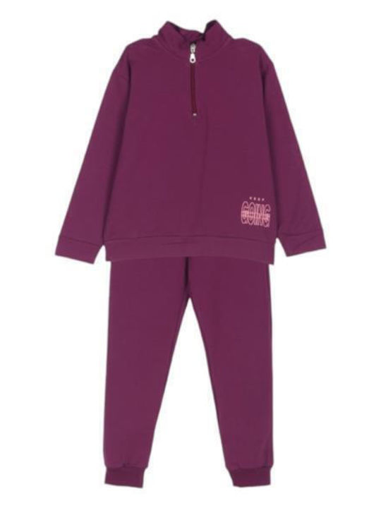 Joyce Kids Sweatpants Set Purple