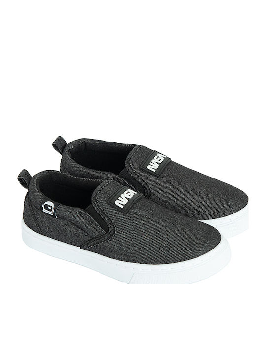 Cool Club Nasa Kids Sneakers Slip-on Black