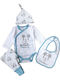 Disney Mickey Long-Sleeved with Pants Mickey White Blue 4pcs