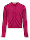 Kids Cardigan Fuchsia