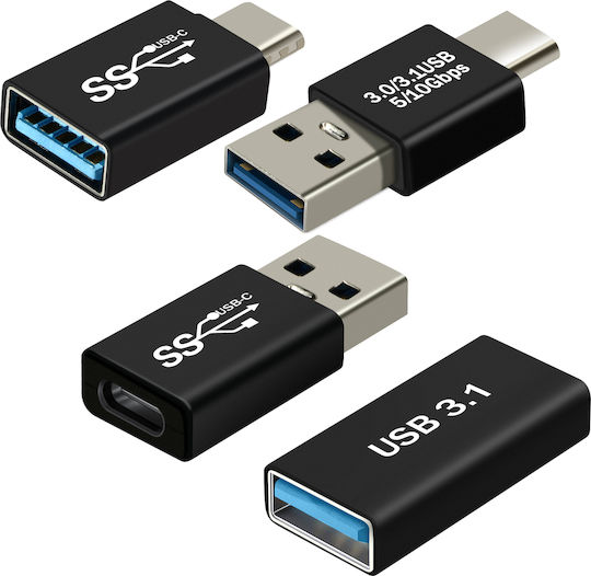 Avizar Converter USB-A male to USB-C male 4pcs