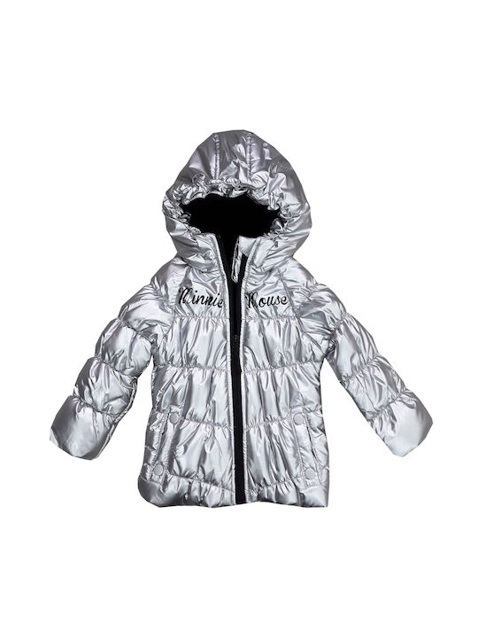 Disney Kids Casual Jacket with Hood Silver