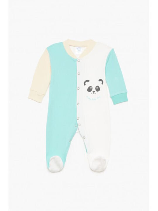 Pretty Baby Bear Body pentru Bebeluși Ecru/Mint