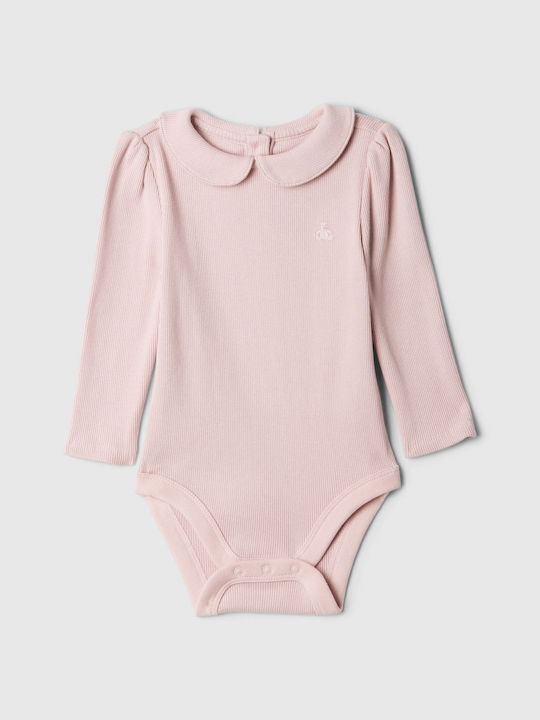 GAP Baby Bodysuit Long-Sleeved Primitive Pink