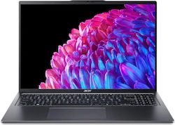 Acer Swift Go 16 SFG16-72 16" IPS (Ultra 5-125U/16GB/512GB SSD/W11 Acasă) (Tastatură Engleză Internațională)