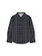 Boboli Kids Checked Shirt Black