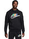Sweatshirt with Hood Black