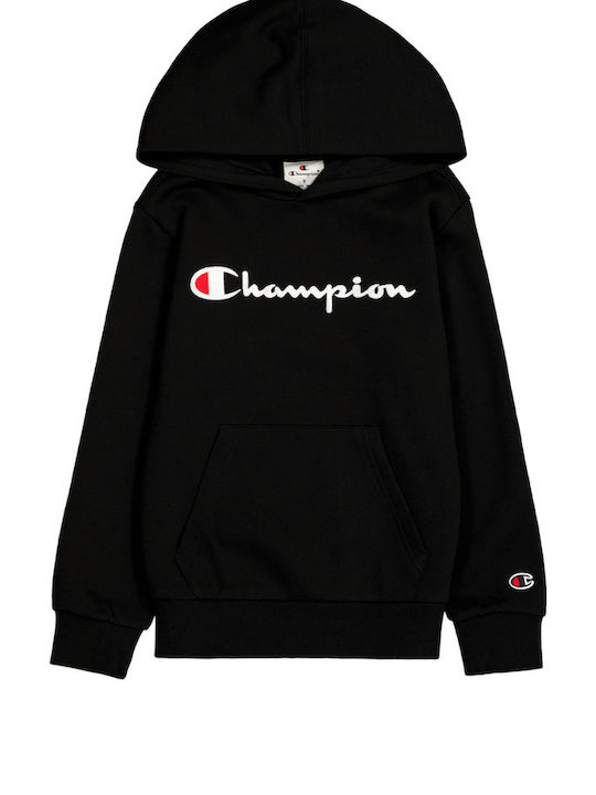 Champion Hanorac pentru copii cu glugă Black