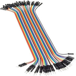 Fire de Conectare Tipa Dupont 40 pini Lungime 20cm Bărbat-femeie Fire de Conectare Tipa Dupont 40 pini Lungime 20cm Bărbat-femeie