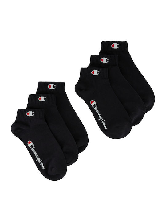Champion Kids' Socks Black 6 Pairs