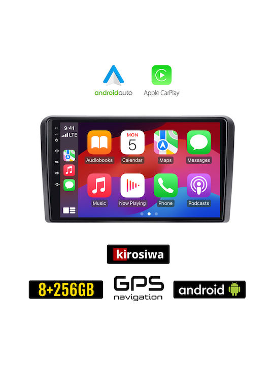 Kirosiwa Car Audio System for Citroen Jumpy 2006 2016 (Bluetooth/USB/AUX/WiFi/GPS/Apple-Carplay/Android-Auto) with Touch Screen 9"