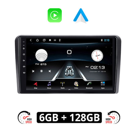 Ηχοσύστημα Αυτοκινήτου για Citroen C2 2003 2009 (Bluetooth/USB/AUX/WiFi/GPS/Apple-Carplay/Android-Auto) με Οθόνη Αφής 9"