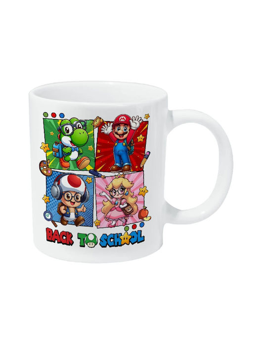 Koupakoupa Back To The School Mario & Friends Cană Ceramică 590ml 1buc