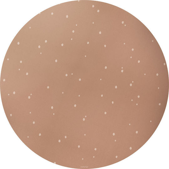 Eeveve Παιδικό Χαλί Cinnamon Dots Στρογγυλό με Διάμετρο 110cm