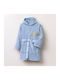 Borea Kids Hooded Bathrobe Sky Blue