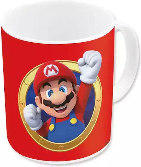 Nintendo Mario Cană Ceramică Roșie 320ml