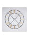 Wall Clock Metallic Black Ø80cm