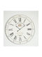 Wall Clock Wooden White Ø58.2cm