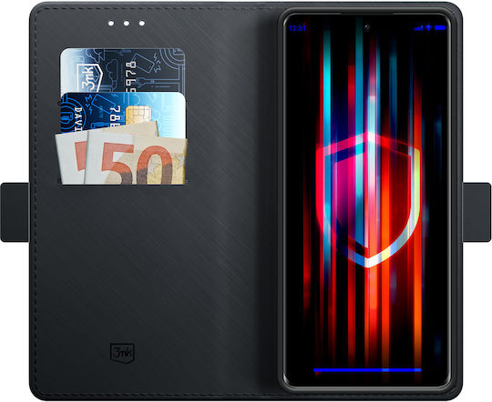 3MK Wallet Δερματίνης Μαύρο (Oppo Reno10 Pro)