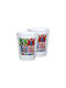 Koupakoupa Back To The School Mario & Friends Shot Glasses made of Glass 45ml 2pcs