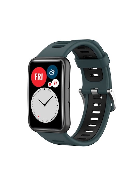 Λουράκι Σιλικόνης Πράσινο (Huawei Watch Fit)